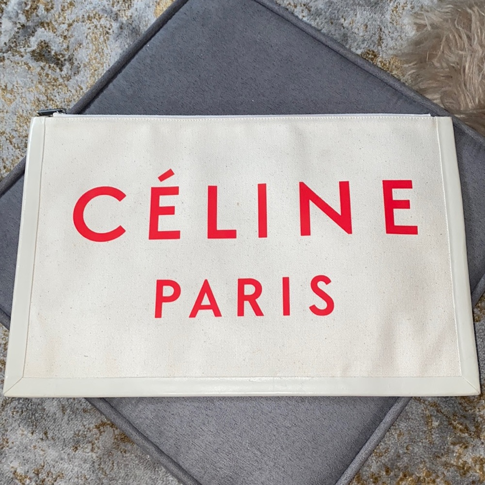 Celine Cloth Clutch